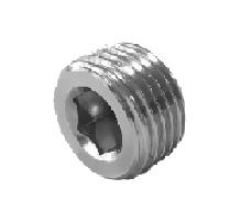 XDIN906 Inch sealing pipe threads with hole